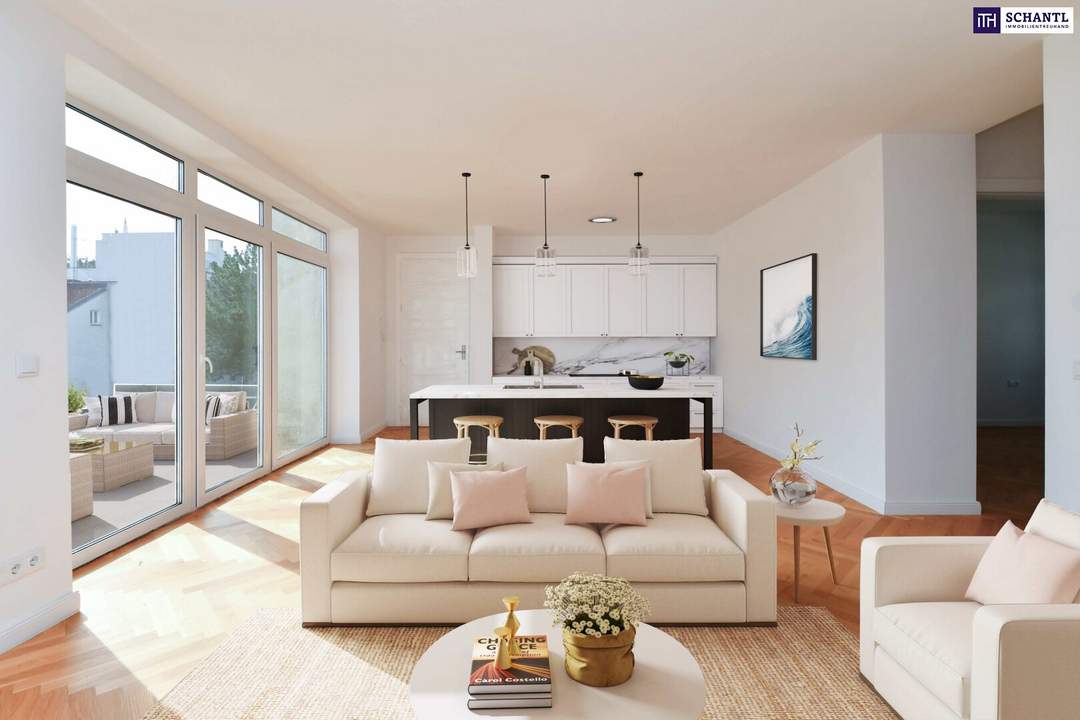 ++ SUNNY SIDE UP + TOP 4 ++ ERSTKLASSIGER ALTBAU NACH HOCHWERTIGER SANIERUNG + großartige Freiflächen + ruhige Wohngegend