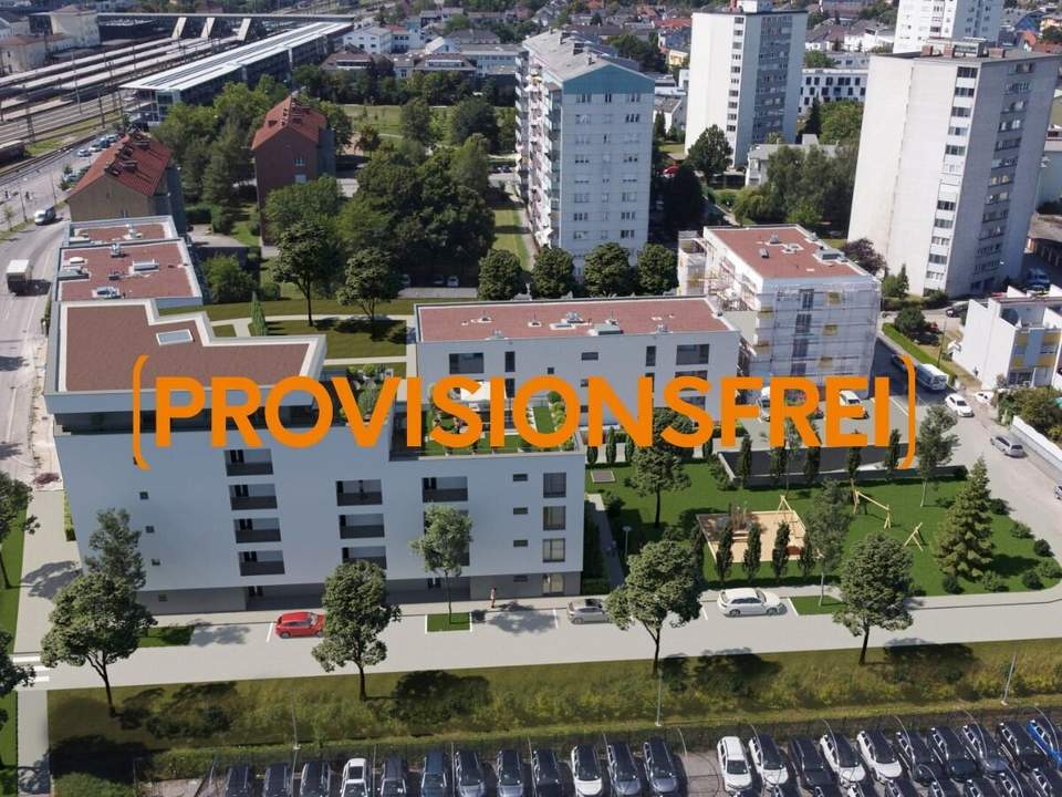 * * * PROVISIONSFREI * * * Neue Traumwohnung mit Balkon in Wels - 2 Zimmer, hochwertige Ausstattung, Tiefgarage - Jetzt Erstbezug sichern!