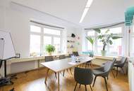 1070 Neubaugasse: modernes, vielseitiges Büro in Bestlage. PKW-Stellplatz direkt vor dem Haus möglich.