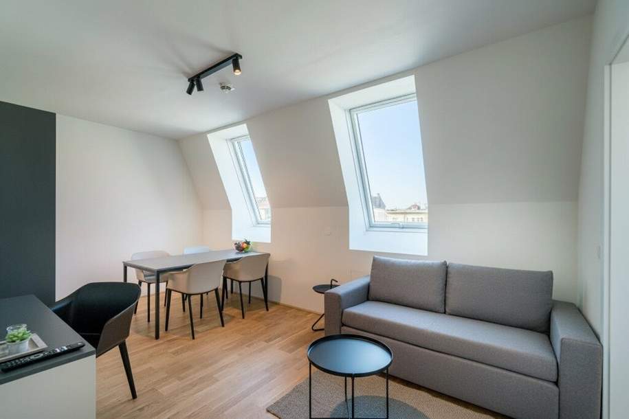 Kompakte 2-Zimmer DG-Wohnung, Wohnung-kauf, 322.000,€, 1020 Wien 2., Leopoldstadt