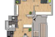 Charmante Wohnung mit Loggia in zentraler Lage