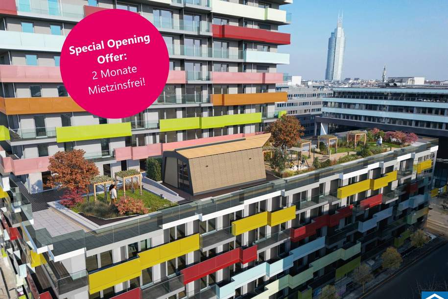 Special Opening Offer: 2 months rent-free!, Wohnung-miete, 1.209,40,€, 1200 Wien 20., Brigittenau