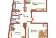 OMA ist ausgezogen - 90m² | 3 Zimmer | perfekte Infrastruktur | ruhige Innenhoflage