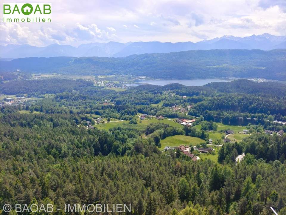 EINZIGARTIGE CHANCE AM WÖRTHERSEE | 8.591m² GRUND | ENTWICKLUNGSPOTENTIAL AM PYRAMIDENKOGEL