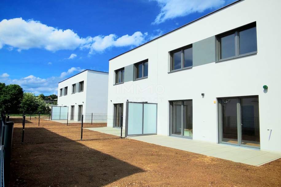 Mietkauf Doppelhaushälfte in attraktiver Lage von Stoob - Erstbezug, familiär, Haus-miete, 923,43,€, 7344 Oberpullendorf