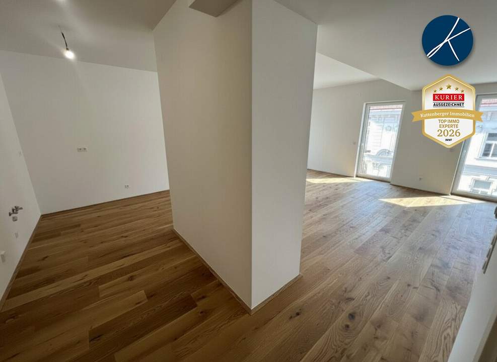 *Superprojekt: ''Über den Baumwipfeln" TOP 49 Sonnige 3 Zimmer + Küche *MIT ZWEI TRAUMHAFTEN WEST-LOGGIEN*