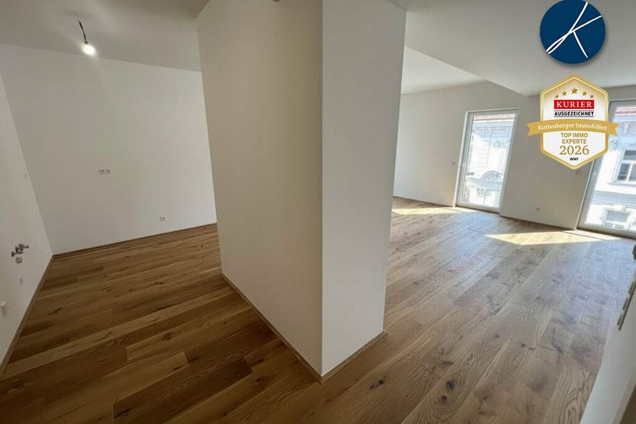 *Superprojekt: ''Über den Baumwipfeln" TOP 49 Sonnige 3 Zimmer + Küche *MIT ZWEI TRAUMHAFTEN WEST-LOGGIEN*, Wohnung-miete, 2.098,78,€, 1100 Wien 10., Favoriten