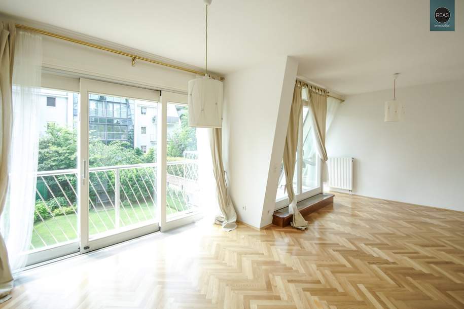 Traumwohnung mit Balkon, Terrasse und Garage in exklusiver Gartenanlage bei der Hohen Warte!, Wohnung-miete, 1.641,10,€, 1190 Wien 19., Döbling