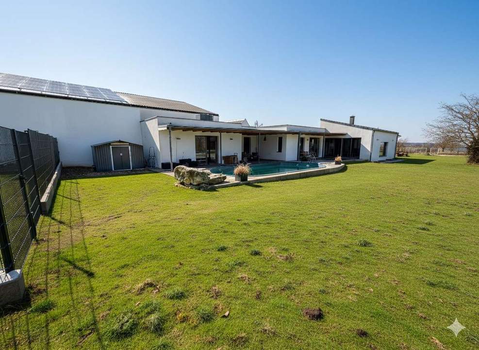 Panoramablick über den Neusiedler See: Architekten Bungalow mit 140m² auf 1.102 m² Traumgrund