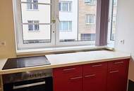 BUCHENGASSE, U1-NÄHE, 57 m2 Neubau mit 10 m2 Terrasse, 2 Zimmer, Komplettküche, Wannenbad, Parketten, 1. Liftstock