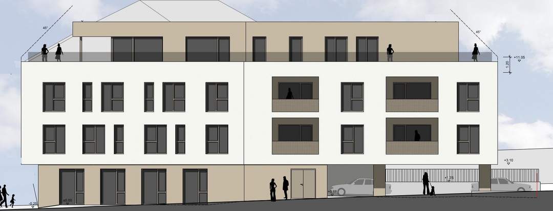 Modernes baugenehmigtes Wohn-/Geschäftshaus in Rohrbacher Bestlage!