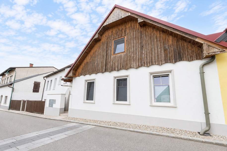 Charmantes Einfamilienhaus mit 40 m² Terrassenfläche, Haus-kauf, 140.000,€, 2123 Mistelbach