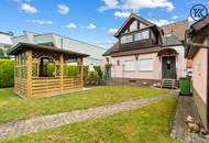 Top-gepflegtes Haus mit Garage, Nebengebäude & Traumgarten im 22. Bezirk