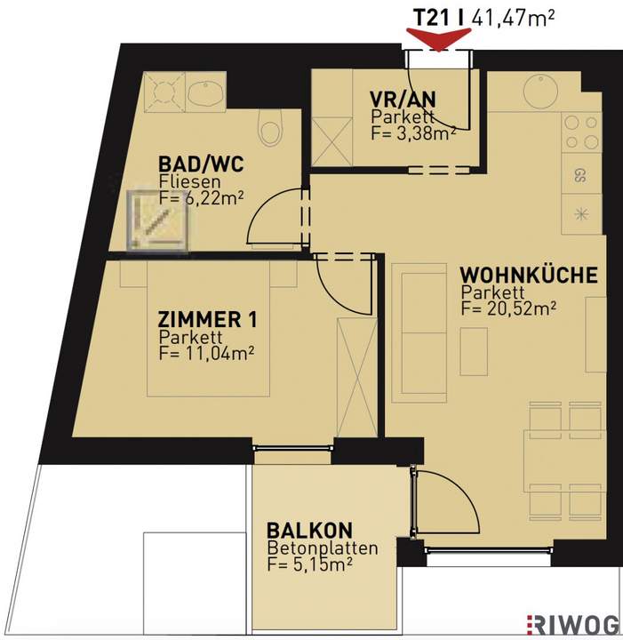 Erstbezug Alte Donau I Fertigstellung 08/26