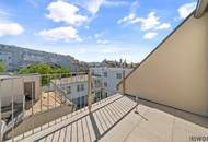 Moderne Dachgeschoss-Neubau mit XXL-Dachterrasse vielen Technischen Raffinessen in U-Bahn nähe
