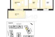 Helle 3-Zimmer-Familienwohnung mit Westausrichtung nahe U2 Aspernstraße7 Fitness&Sauna im Haus