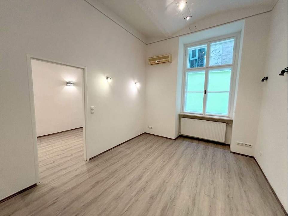 Provisionsfrei für den Mieter! Klimatisiertes 45m² EG-Büro, 60m² Hof-Terrasse!