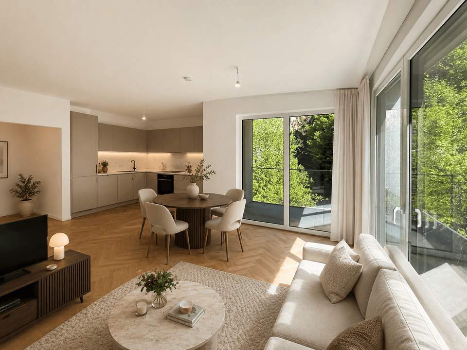 ERSTBEZUG: 3-Zimmer-Neubauwohnung in Bestlage – Vogelweiderstraße | Salzburg | Volle WBF möglich!