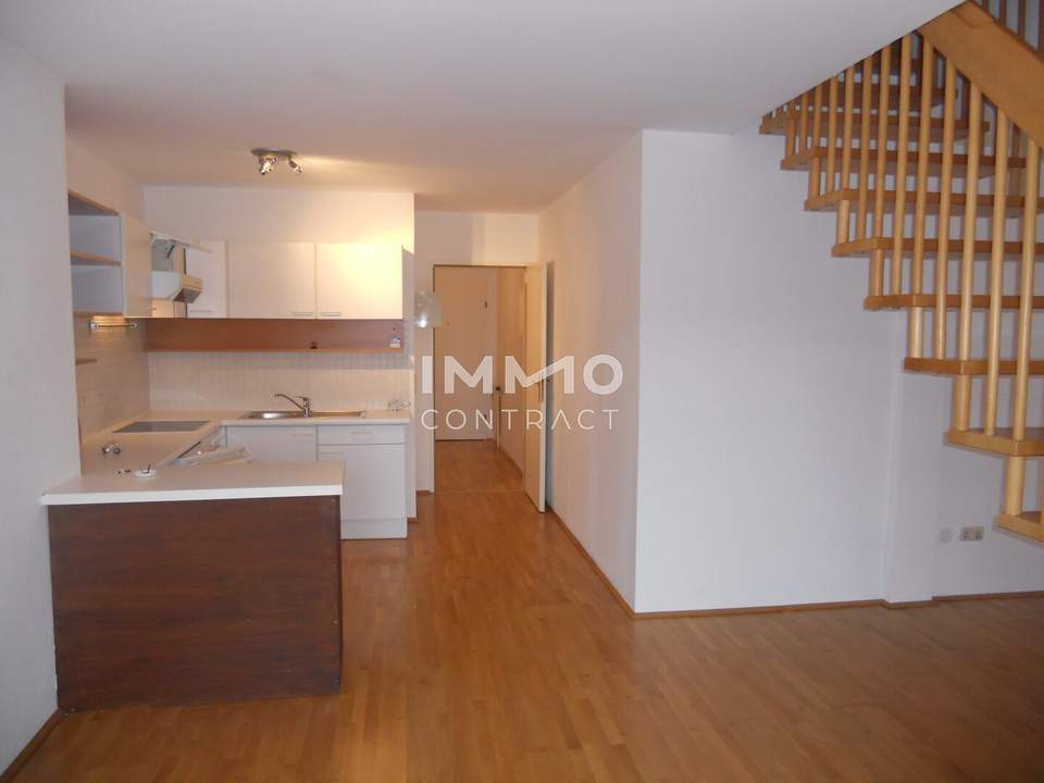 3 Zimmer Maisonettenwohnung mit 2 Balkonen am Stadtplatz 16 ab sofort zu vermieten, Top 14