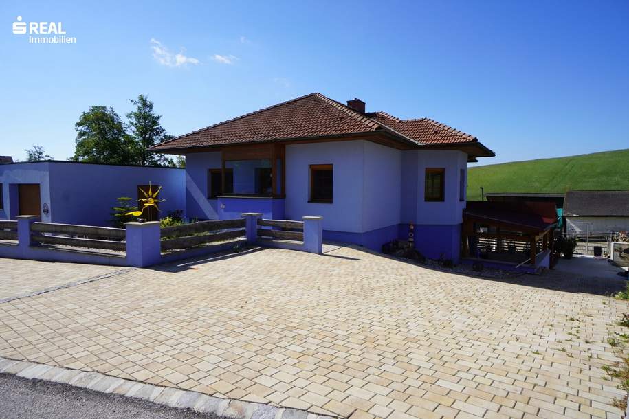 ideal für Pferde und Naturliebhaber - einladendes Einfamilienhaus mit großer Terrasse und Garage, Haus-kauf, 375.000,€, 2116 Mistelbach