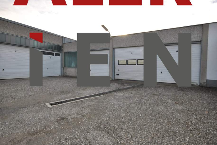 Provisionsfrei von Privat! 120 m² Halle im Gewerbepark Ost in Enzenreith zu vermieten!, Gewerbeobjekt-miete, 555,45,€, 2640 Neunkirchen