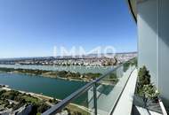 Dem Himmel so nah: Elegant möbliertes Studio im 42. Stock mit Cityblick (Pool, Gym, Spa, Lounges)