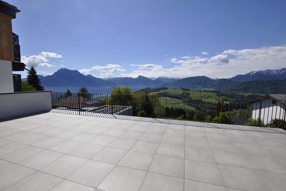 Erstbezugs-Maisonette am Gmundnerberg: Perfekte See-Bergpanorama-Lage mit 74m² Terrasse, Wohnung-kauf, 950.000,€, 4813 Gmunden