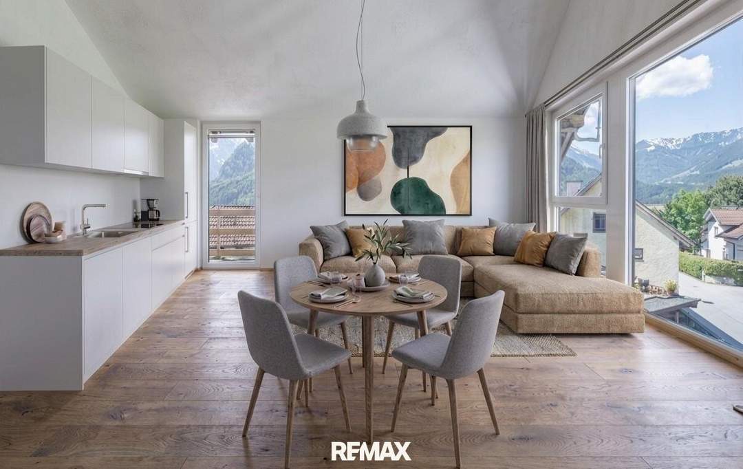 Neubau-Highlight Bluntaustraße.91 – 3‑Zimmer‑Dachgeschosswohnung mit großem Balkon