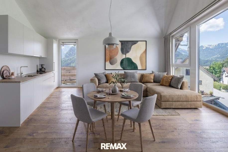 Neubau-Highlight Bluntaustraße.91 – 3‑Zimmer‑Dachgeschosswohnung mit großem Balkon, Wohnung-kauf, 550.460,€, 5440 Hallein