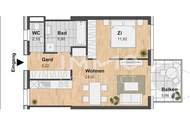 ACHTUNG AKTION 1 MONAT MIETFREI: SCHÖNE 2-ZIMMERWOHNUNG MIT BALKON IM NEUEN INNOVATIVEN REININGHAUS