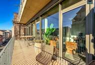 Lichtdurchflutetes Design Loft mit 2 Terrassen in der Brotfabrik Wien!