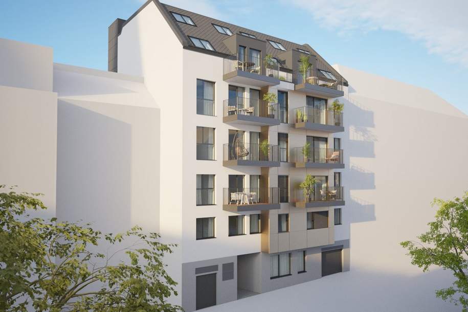 BREEZE – 5% Rendite mit Airbnb Ready 2-Zimmer-Apartment mit Loggia, Wohnung-kauf, 348.000,€, 1140 Wien 14., Penzing