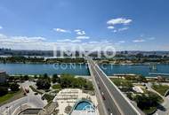 Ganz viel Balkon & ganz Wien im Blick (Gym, Pool, Sauna, Doorman uvm): Neubau-Erstbezug DANUBEFLATS