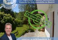 Blockhaus der Extraklasse – eigene Zufahrt – gigantischer Garten!