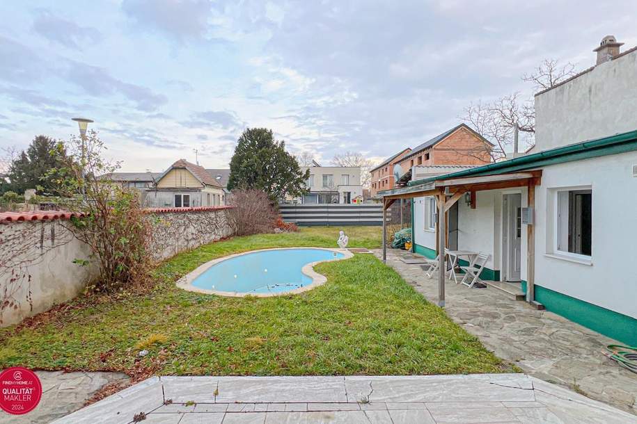 Einfamilienhaus mit Pool und Nebengebäude mit zwei separaten Wohneinheiten, Haus-kauf, 599.000,€, 2322 Bruck an der Leitha