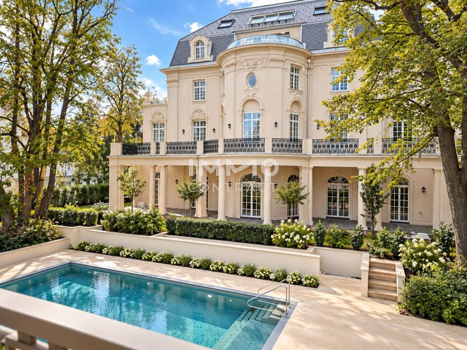 PALAIS PICK: Gartenresidenz der Extraklasse - 490m2 private Grünfläche - EINMALIG