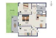 Schöne Erdgeschoßwohnung mit Garten und Garagenplatz in Frohnleiten