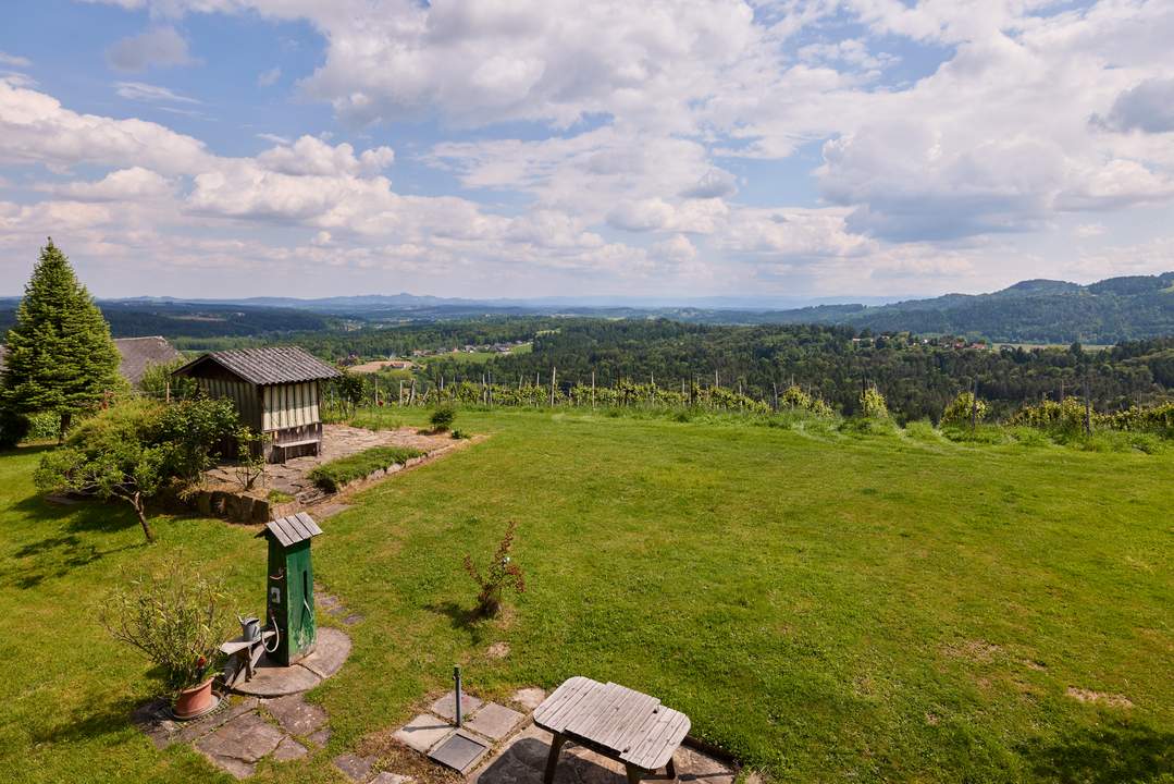 Blick ins Steirerland - für Liebhaber des BESONDEREN an der weststeirischen Schilcherweinstraße