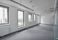 Durchdacht aufgeteilte Bürofläche mit Terrasse und optimaler Anbindung
