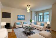 1030, nahe Wien/Mitte! Repräsentative 4-Zimmer Altbauwohnung mit Kamin und Balkon!