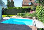 Exklusives 280 m² Haus mit Fernblick ++ Doppelgarage ++ Pool ++ Biotop ++ nur 8 Min. von Wien
