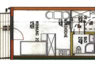 Günstige Singlewohnung mit Balkon in der Nähe von Werk VI