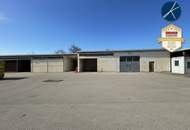 Vielseitiges Gewerbeobjekt mit 320m² Büros, 400m² Hallen/Garagen & 750m² Lagerplatz