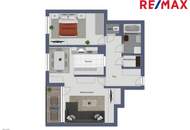 Schöne sanierte 2 Zimmer Wohnung in guter Lage