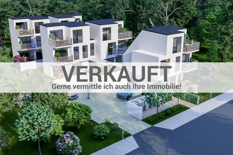 Exklusives Immobilienprojekt in Grünruhelage am Wiener Stadtrand! Neubauprojekt! Haus 1, Haus-kauf, 460.000,€, 1220 Wien 22., Donaustadt