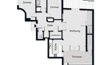 360° TOUR // MÖBLIERTE LUXUS-DACHTERRASSEN-WOHNUNG mit FERNBLICK // FURNISHED LUXURIOUS TERRACE APARTMENT with DISTANT VIEWS