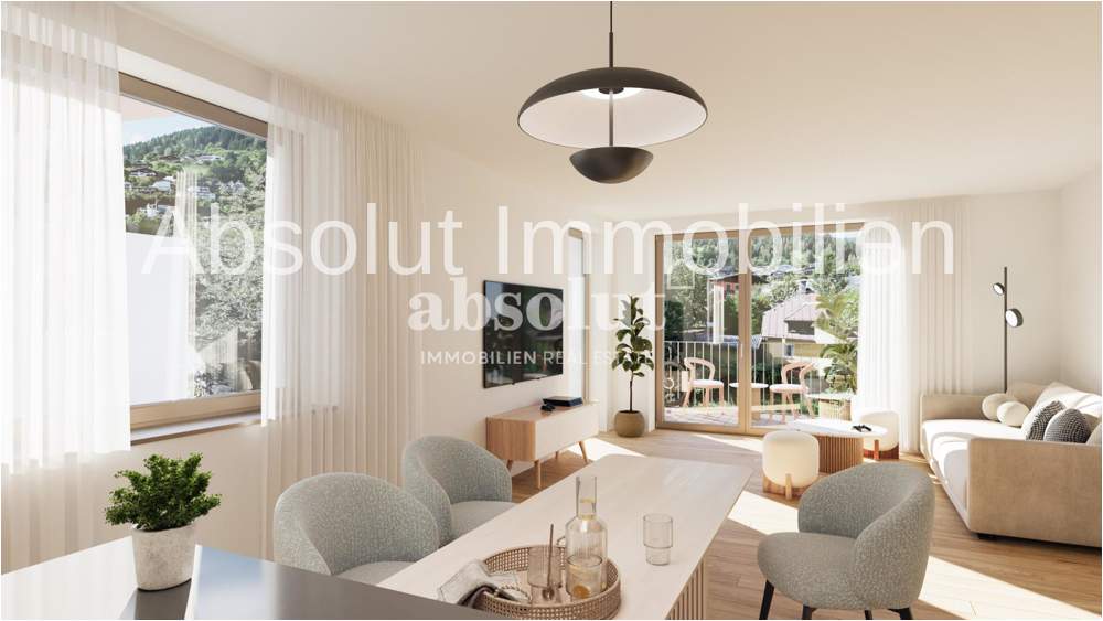 Energieeffizienter Neubau im Zentrum von Zell am See! 92 m² Wnfl., 2 SZ, Hauptwohnsitz mit Seeblick!
