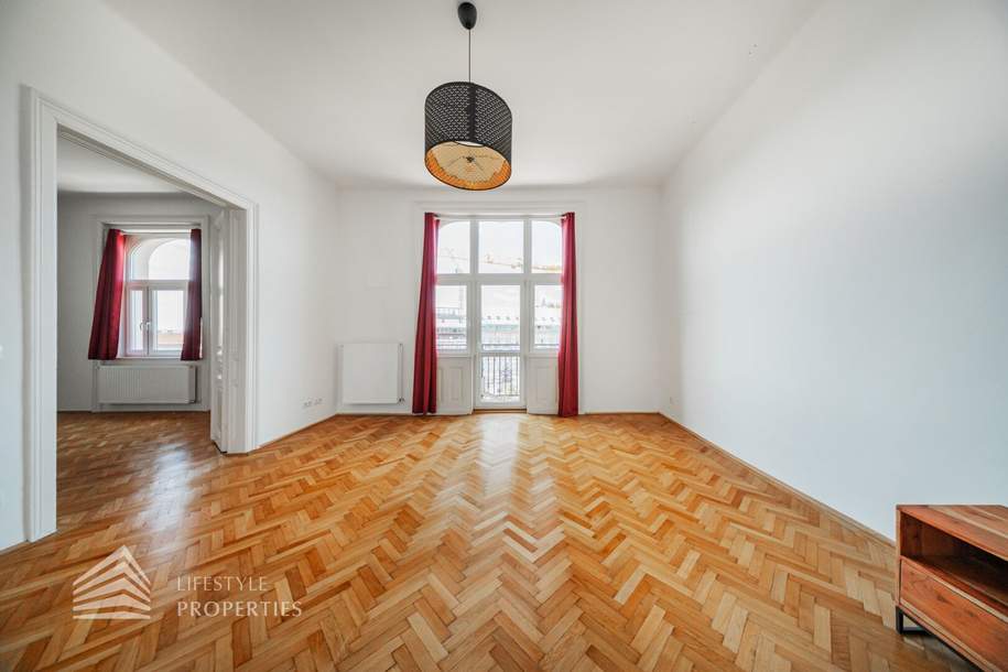 Schöne 2-Zimmer Wohnung mit Balkon, Nähe Westbahnhof, Wohnung-kauf, 469.000,€, 1060 Wien 6., Mariahilf