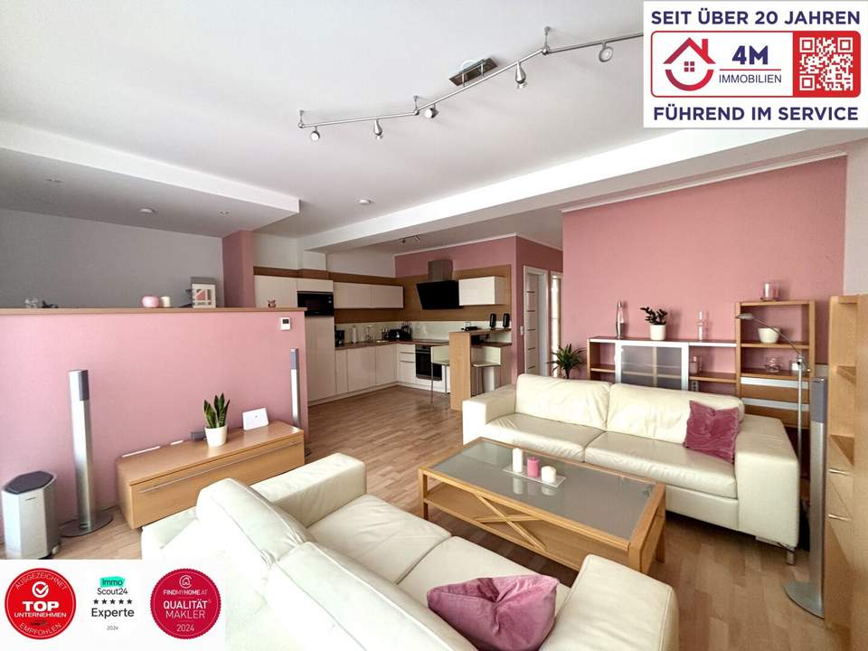 Stillvolle 3-Zi-Wohnung mit Garten &amp; Terrasse in Brunn am Gebirge – 70m²
