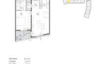 Modernes Wohnen mit Balkon und optimaler Verkehrsanbindung im WP12